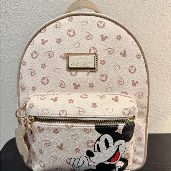 Disney Cream and Tan Mickey Mouse Backpack main image 5